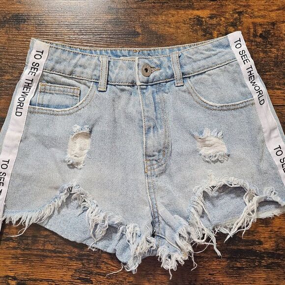 Dance & Marvel Pants - Dance&Marvel Denim Shorts Small Distressed Dance